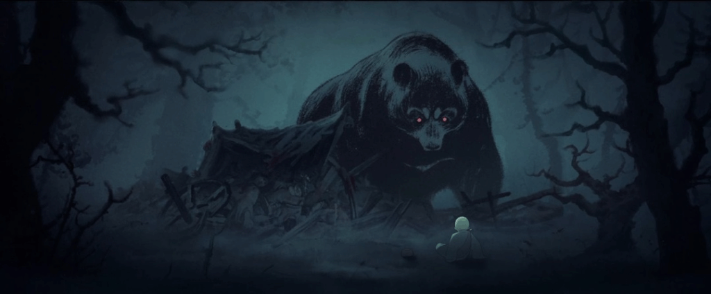 the black bear, черный медведь
