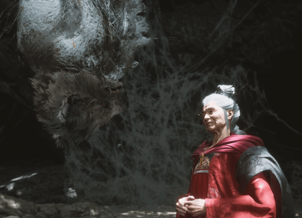 Bajie and spider, Бацзе и паучиха