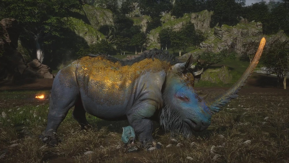 Black Myth Wukong, golden rhino, золотой носорог