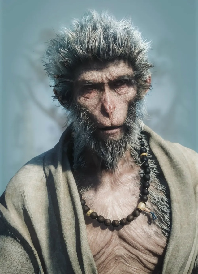 Black Myth Wukong, old monkey, старая обезьяна