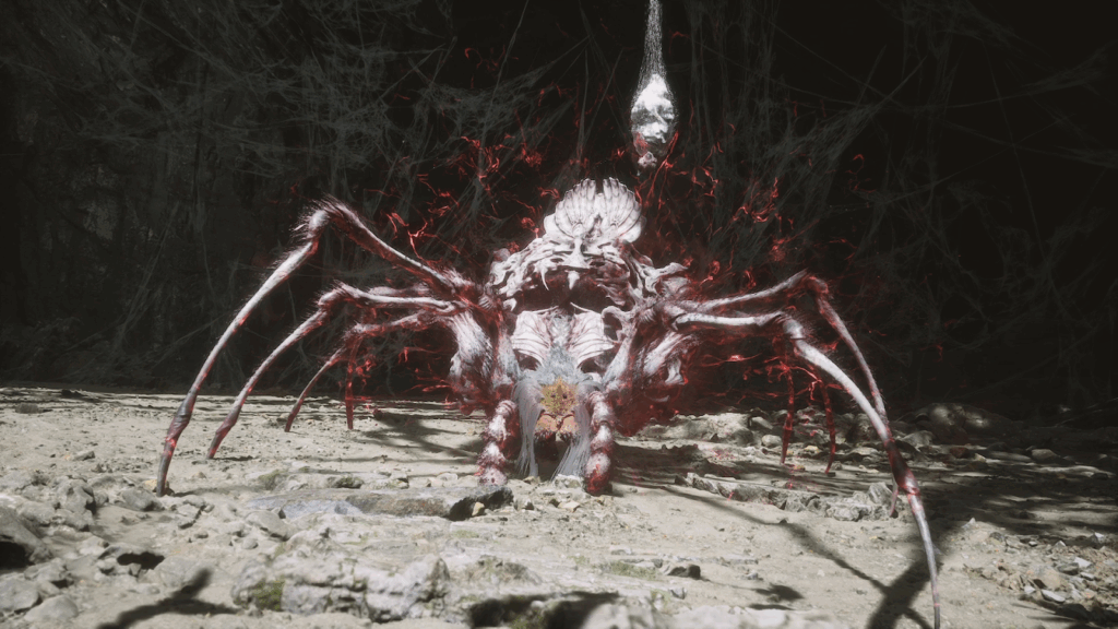 purple spider, лиловая паучиха