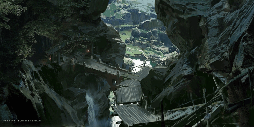 Black Myth Wukong, black wind mt, гора чёрного ветра