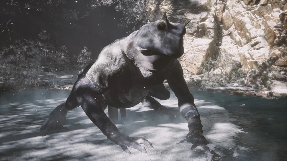Black Myth Wukong, frost frog, морозная лягушка