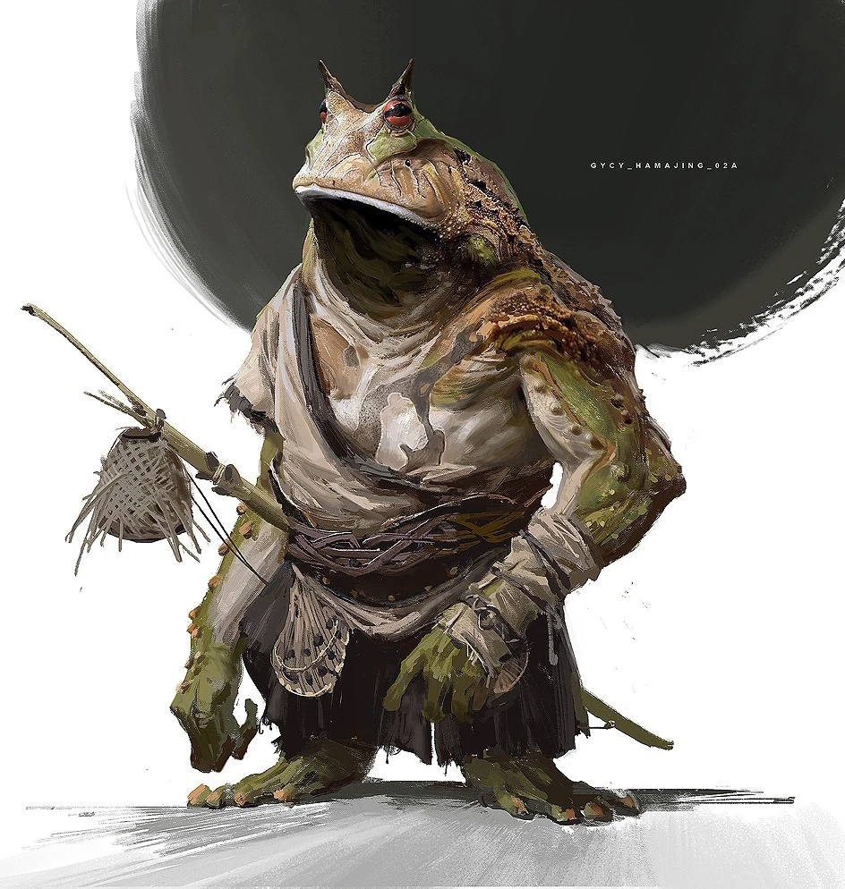 Black Myth Wukong, green frog, зеленая лягушка