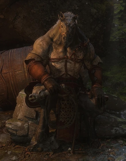 Black Myth Wukong, horse in cave, конь в пещере
