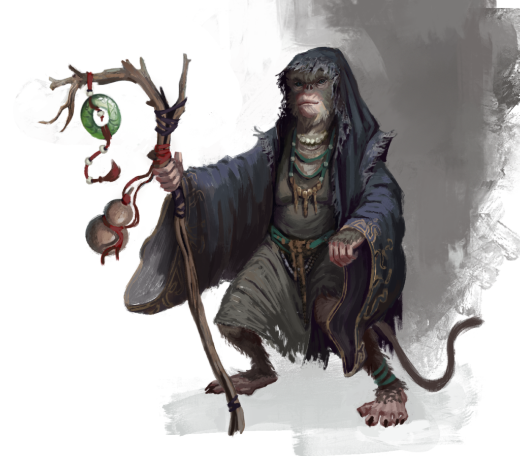 Characters, Elder-monkey, старейшина