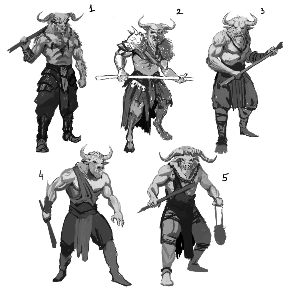 Characters, numowang drafts, наброски Нюмована