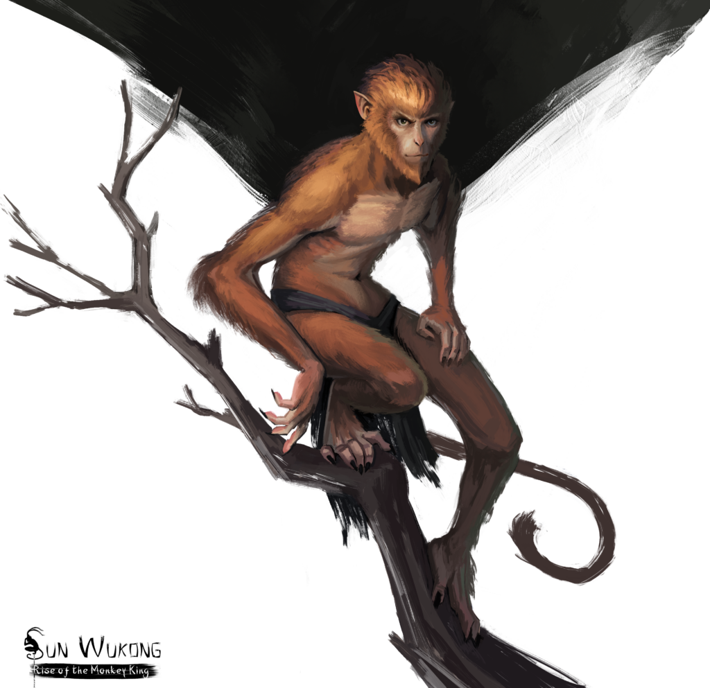 Characters, stone monkey, каменная обезьяна